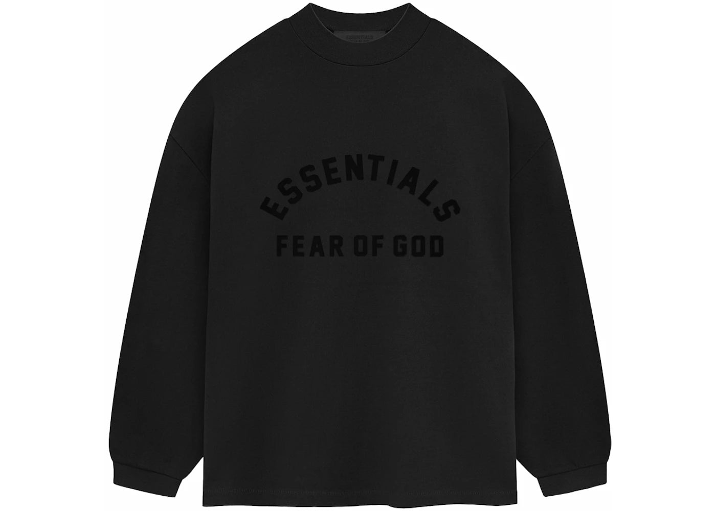 Fear of God Essentials Heavy Jersey Longsleeve Tee Jet Black