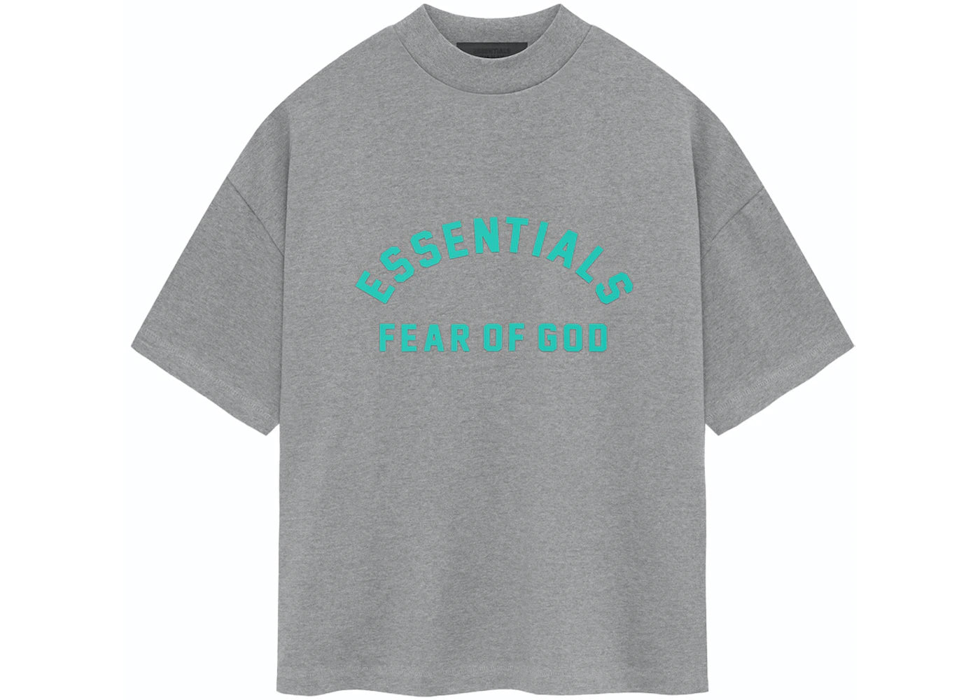 Fear of God Essentials Heavy Jersey SS Tee Dark Heather Oatmeal