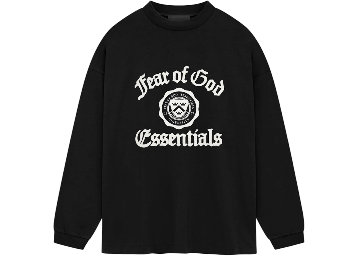 Fear of God Essentials Heavy Longsleeve Tee (FW24) Black