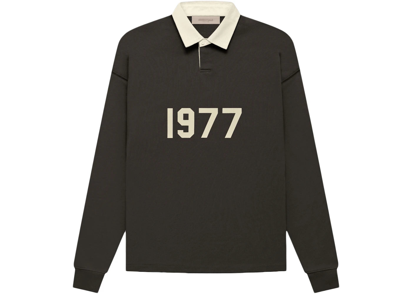 Fear of God Essentials Henley Rugby Off Black