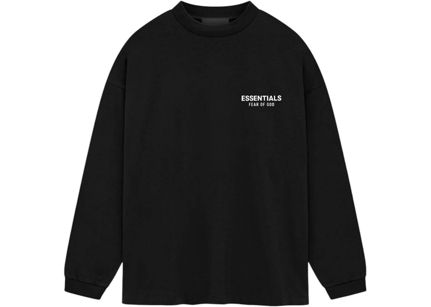 Fear of God Essentials Jersey Long Sleeve T-Shirt Black