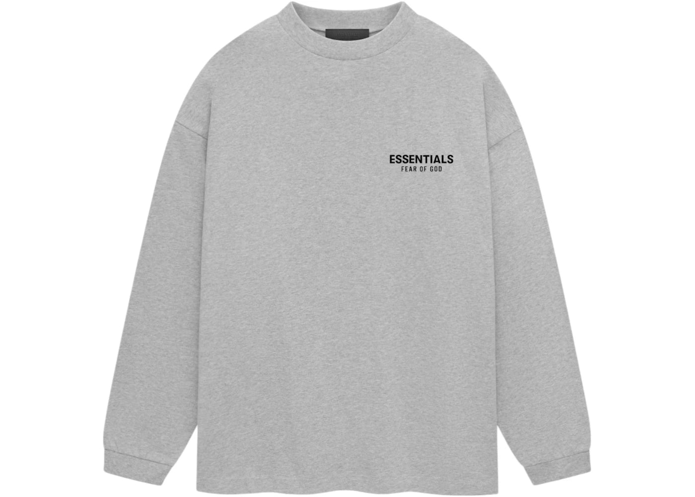 Fear of God Essentials Jersey Long Sleeve T-Shirt Light Heather Gray