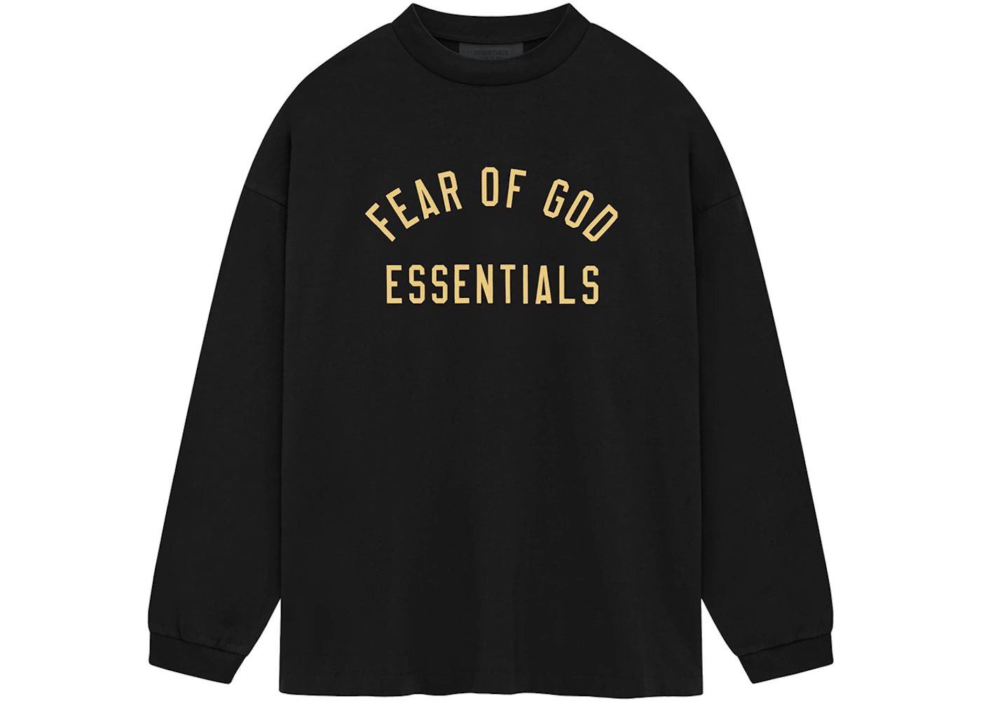 Fear of God Essentials Jersey Long Sleeve Tee Black