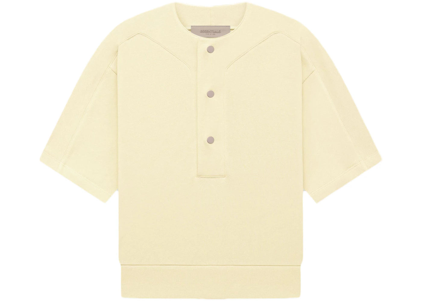 Fear of God Essentials Kid's Baseball Henley Canary