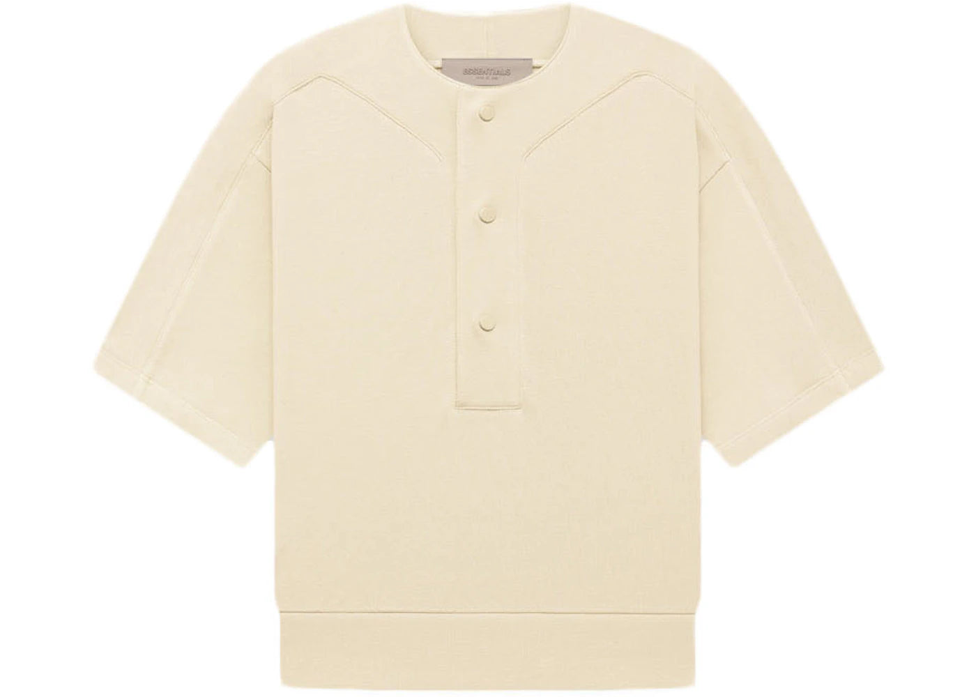 Fear of God Essentials Kids Baseball Henley Egg Shell