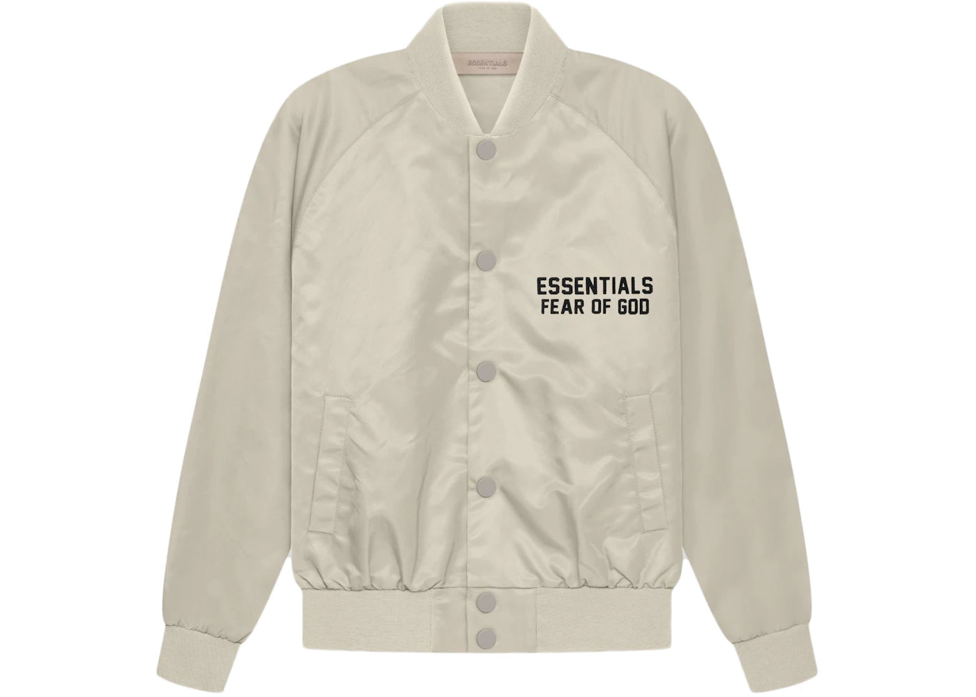 Fear of God Essentials Kids Baseball Jacket Wheat