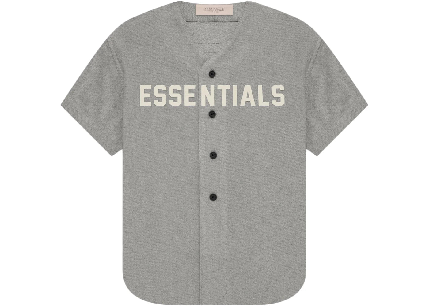 Fear of God Essentials Kids Baseball Jersey Dark Oatmeal