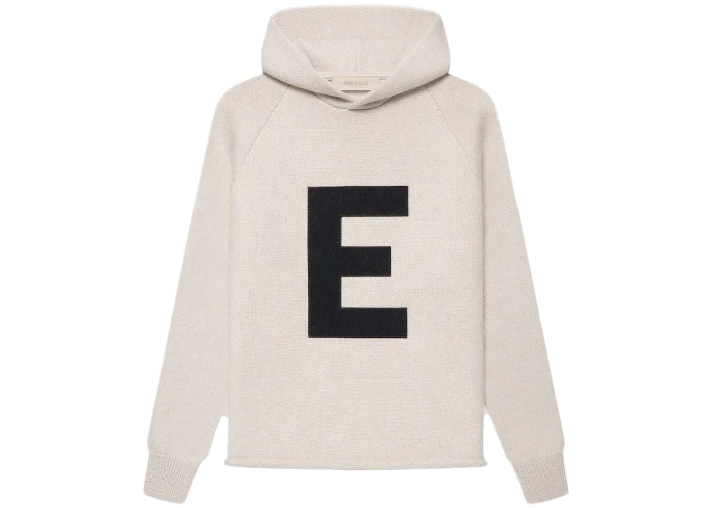 Fear of God Essentials Kids Big E Knit Hoodie Wheat