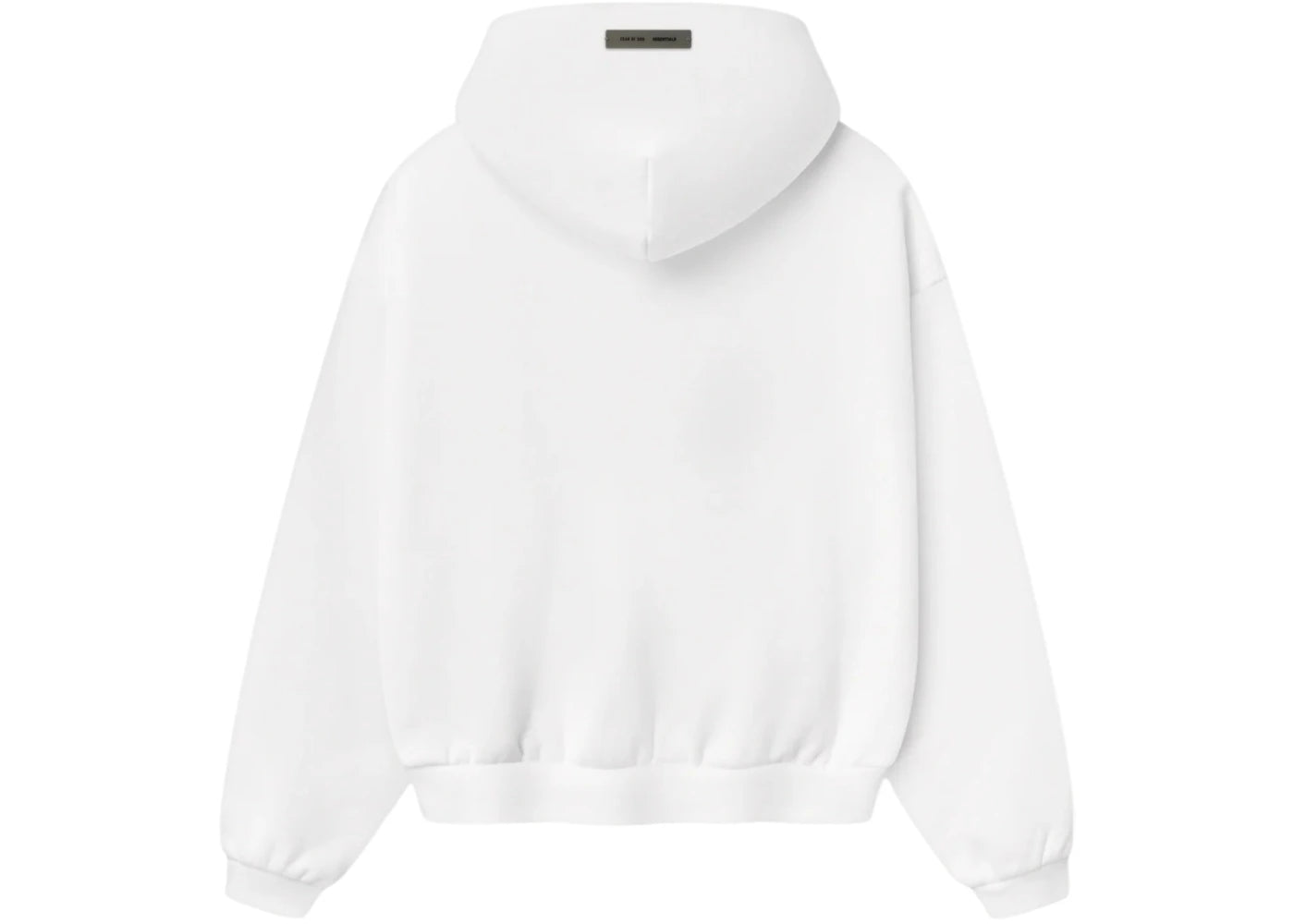 Fear of God Essentials Kids Classic Fleece Hoodie Cloud White