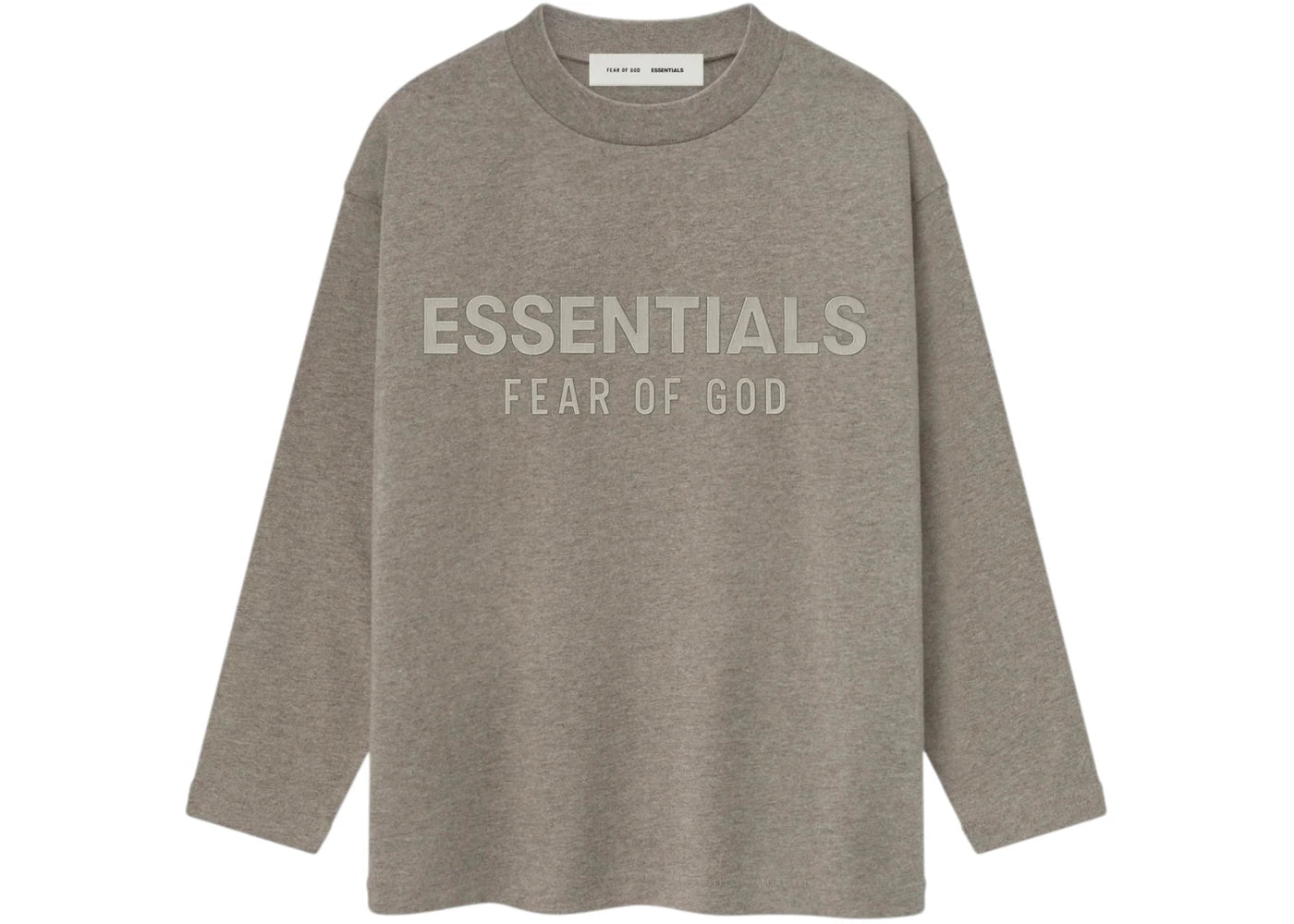 Fear of God Essentials Kids Classic Long Sleeve Tee Homestead Heather