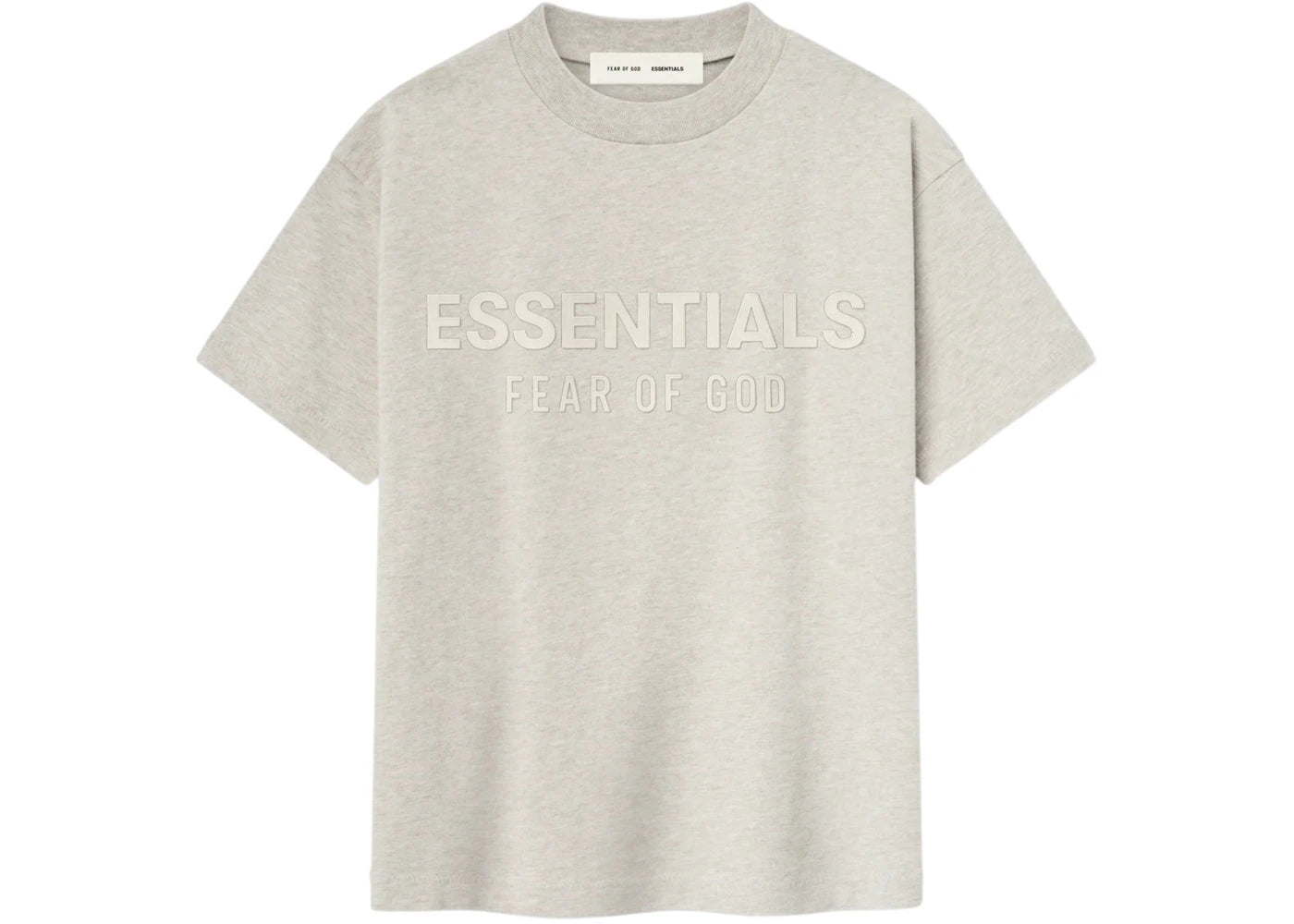 Fear of God Essentials Kids Classic Tee Heather Stone