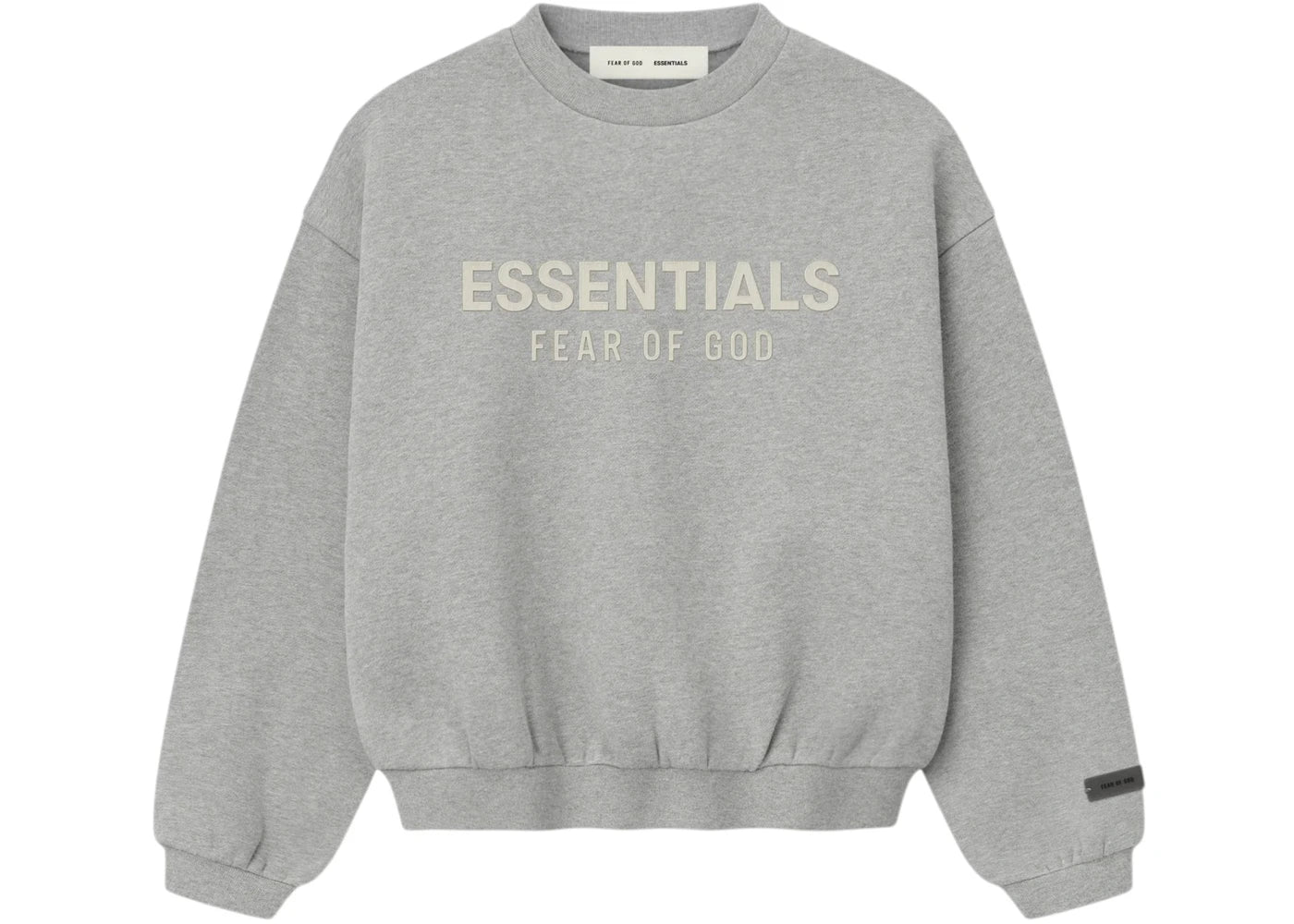 Fear of God Essentials Kids Fleece Crewneck Concrete Heather