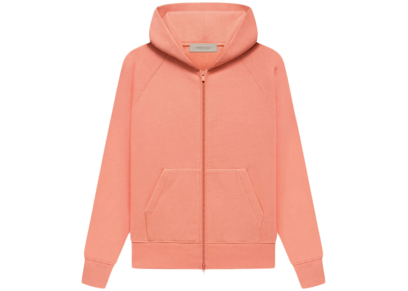 Fear of God Essentials Kids Full-zip Hoodie Coral