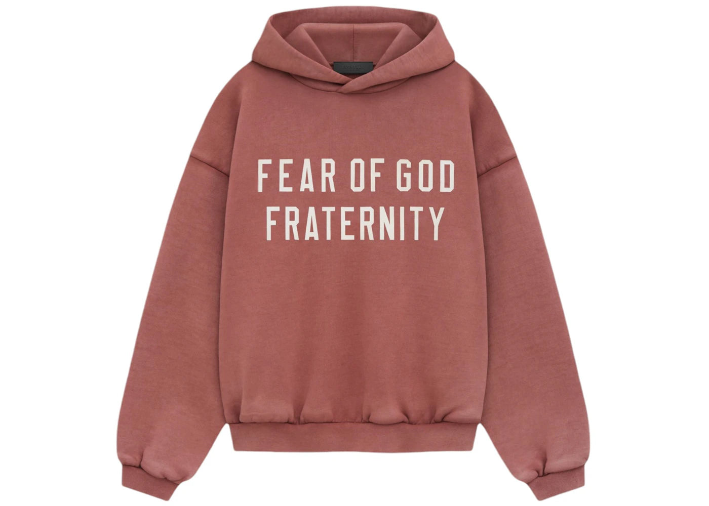 Fear of God Essentials Kids Heavy Fleece Hoodie Crimson