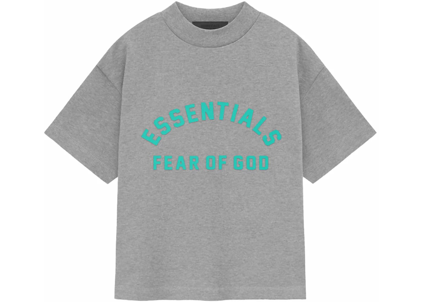 Fear of God Essentials Kids Heavy Jersey S/S Tee Dark Heather Oatmeal