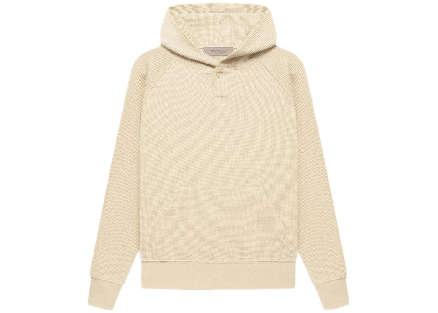 Fear of God Essentials Kids Henley Hoodie Egg Shell