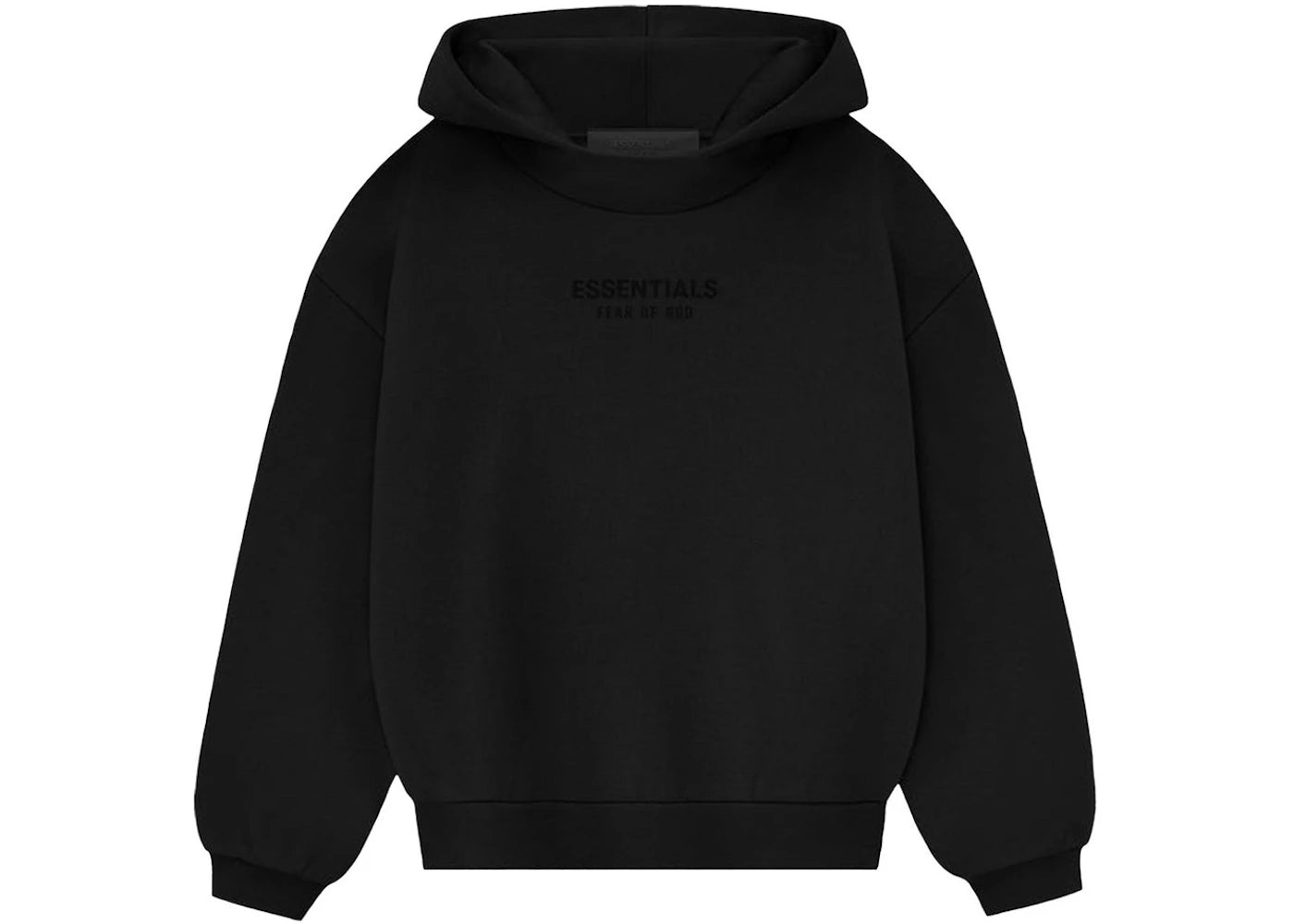 Fear of God Essentials Kids Hoodie (FW23) Jet Black