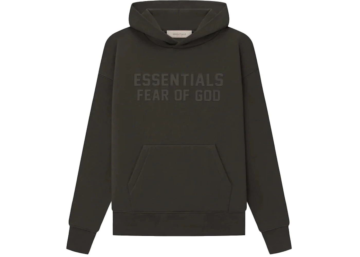 Fear of God Essentials Kids Hoodie Off Black