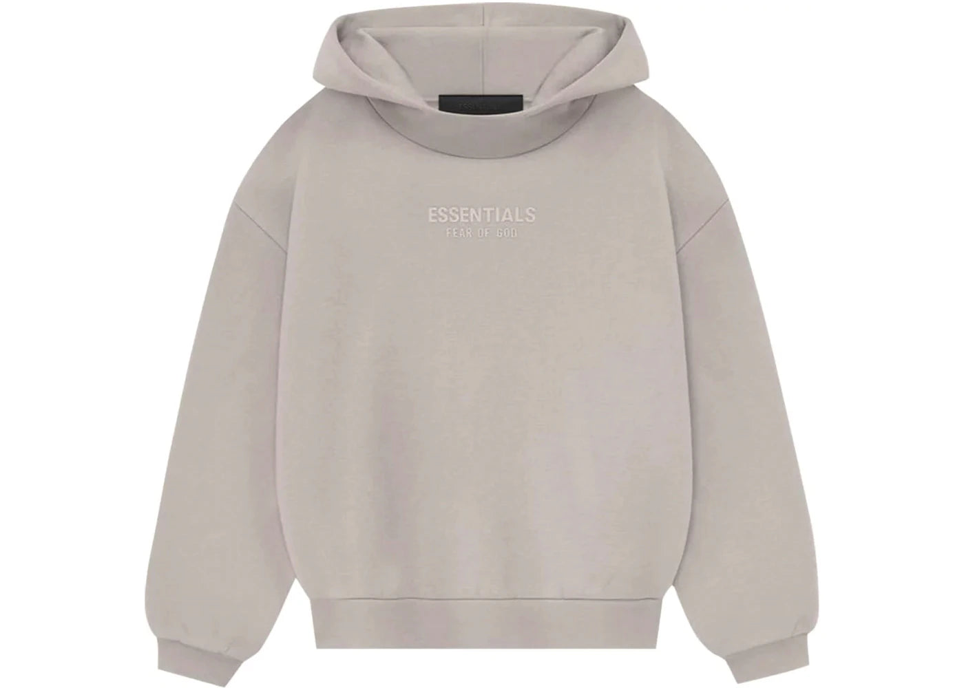 Fear of God Essentials Kids Hoodie Silver Cloud