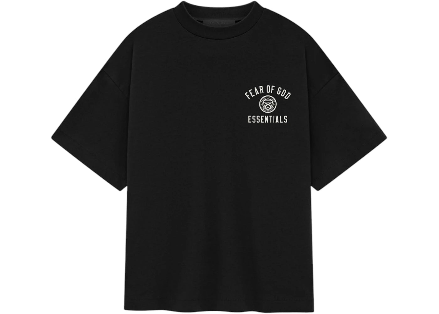 Fear of God Essentials Kids Jersey Crewneck II Tee (FW24) Black