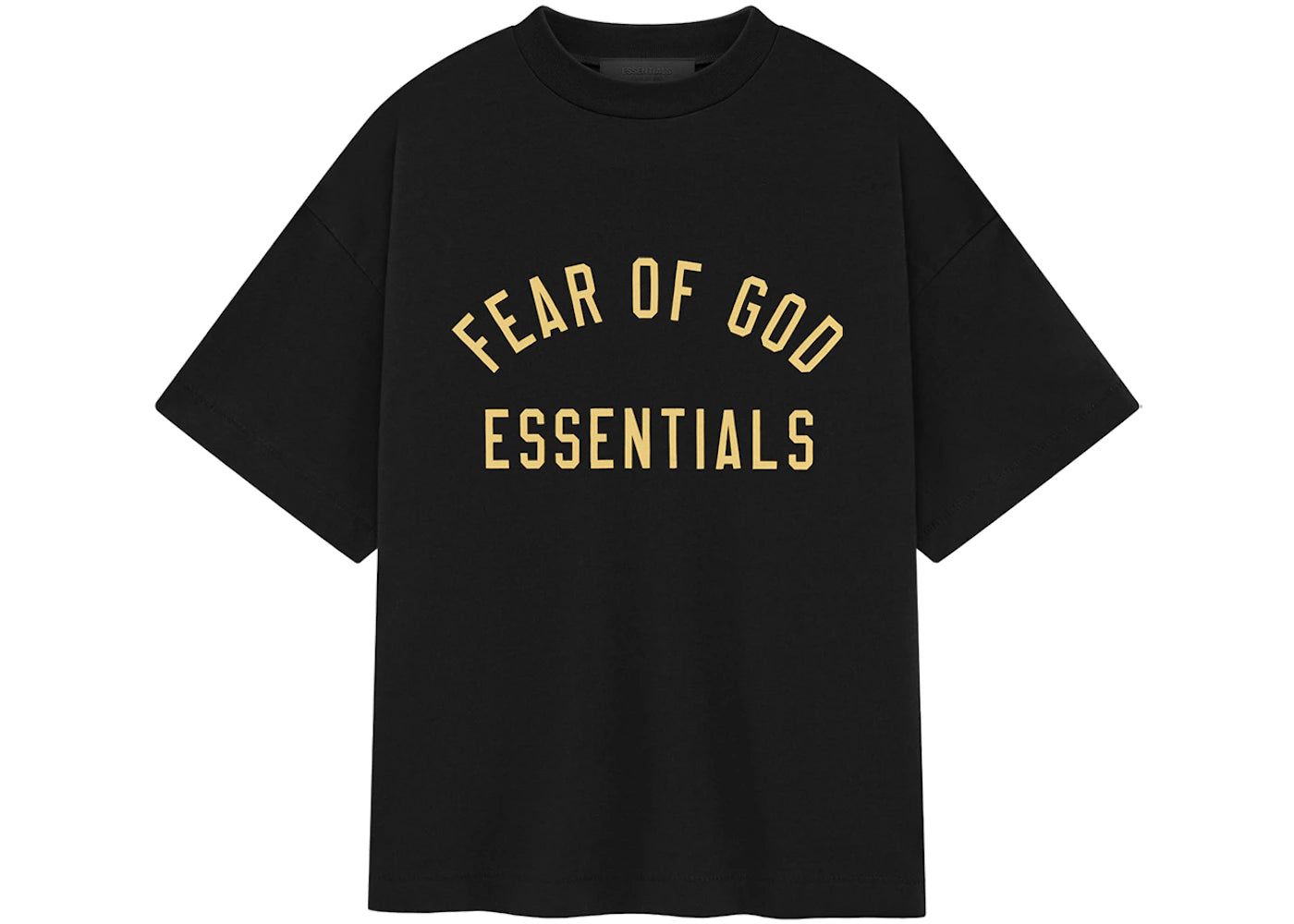 Fear of God Essentials Kids Jersey Crewneck Tee Black