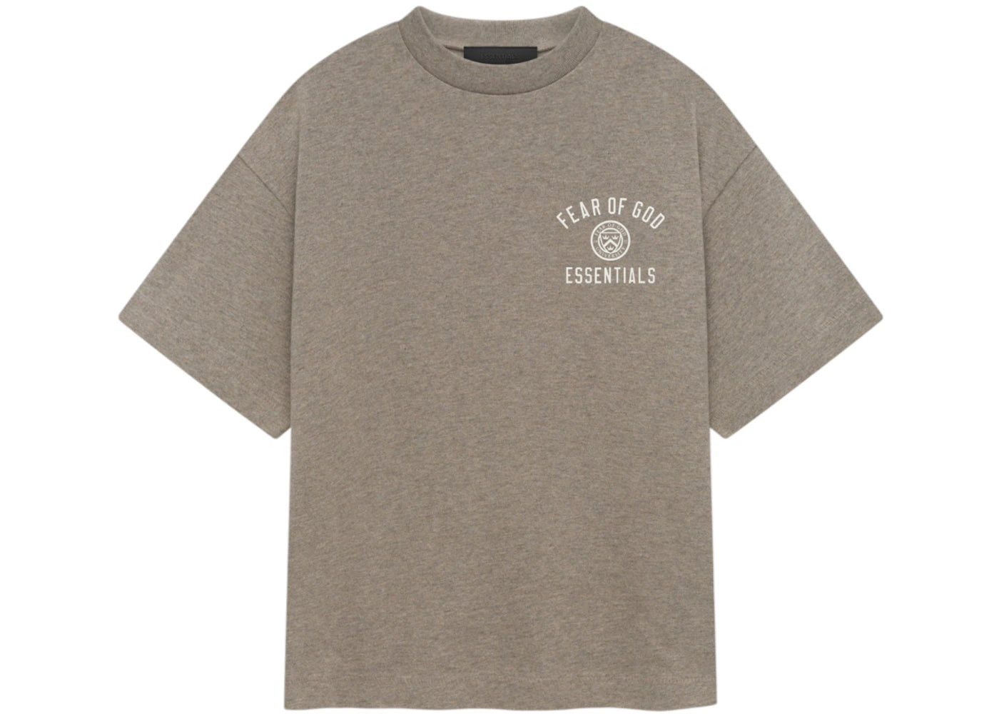 Fear of God Essentials Kids Jersey Crewneck Tee (FW24) Heather Gray