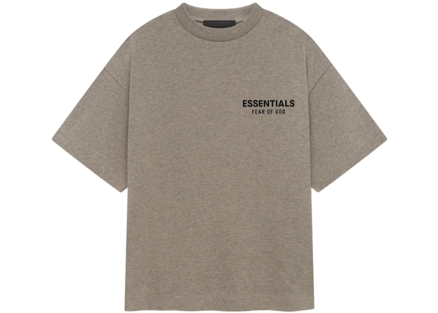 Fear of God Essentials Kids Jersey Crewneck Tee Heather Gray