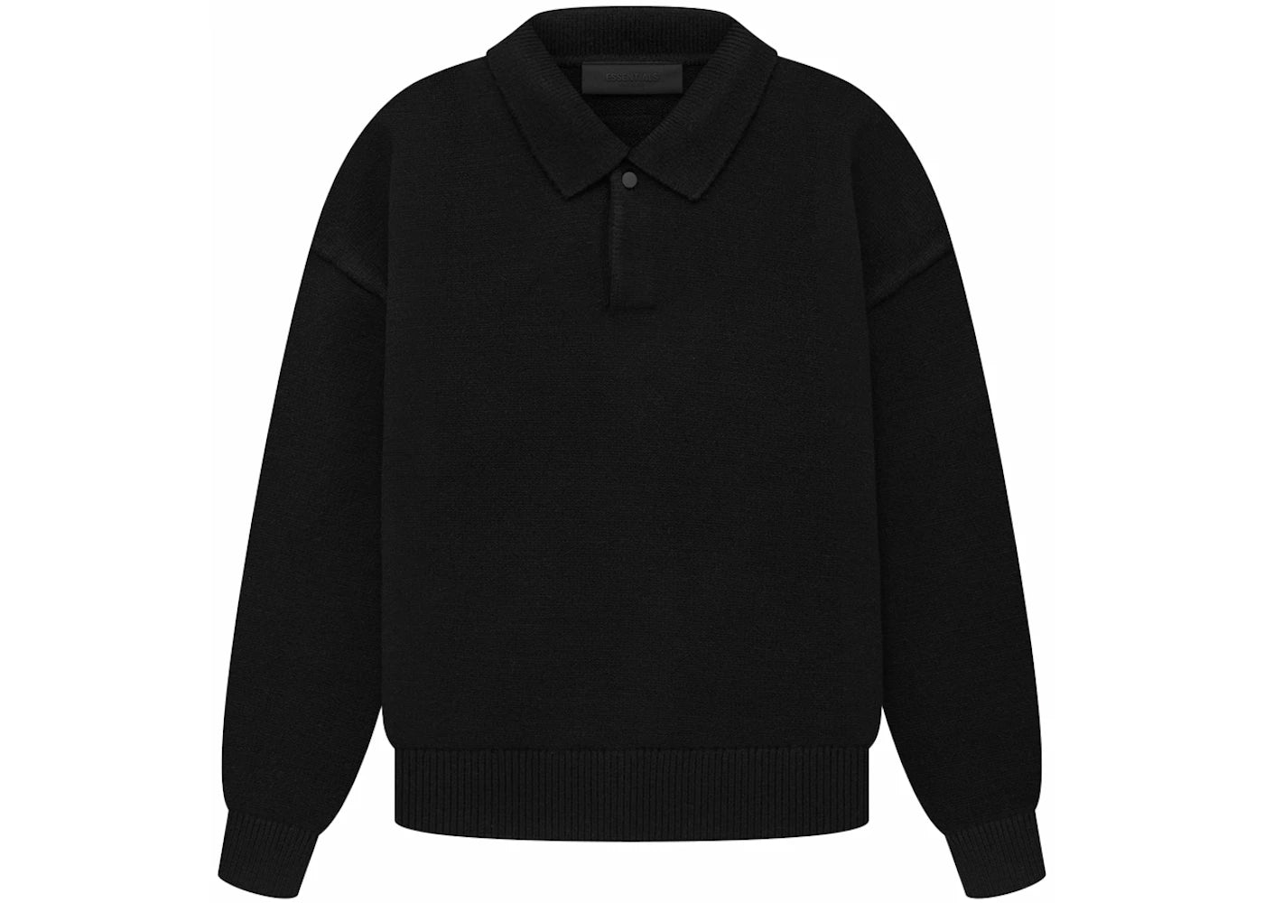 Fear of God Essentials Kids Knit Polo Black