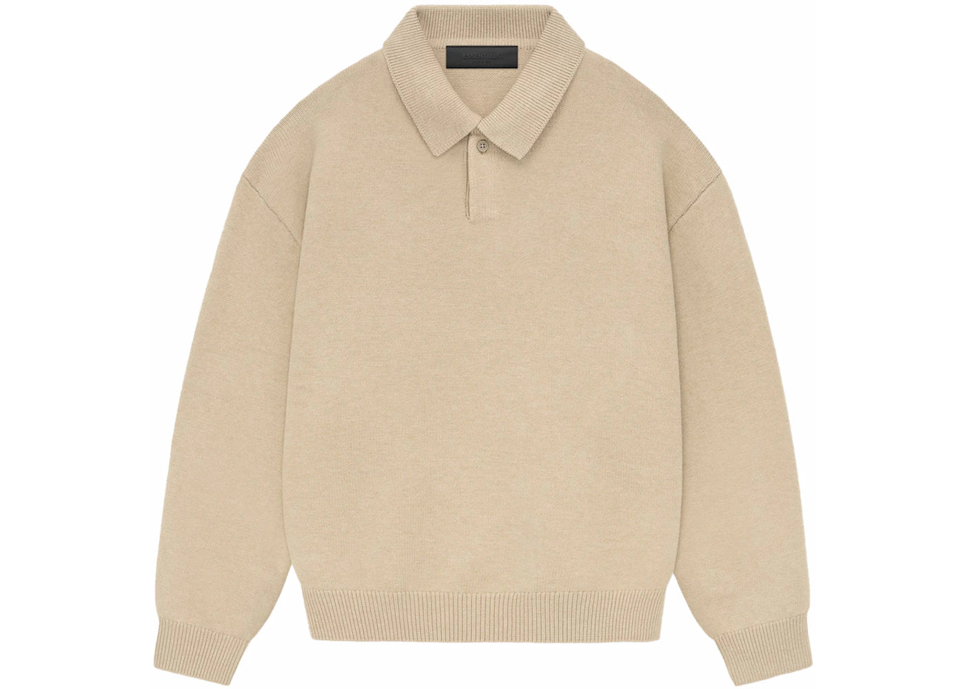 Fear of God Essentials Kids Knit Polo Gold Heather