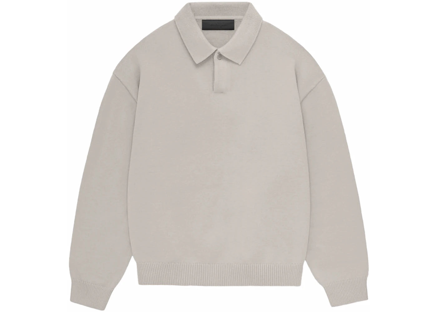 Fear of God Essentials Kids Knit Polo Silver Cloud