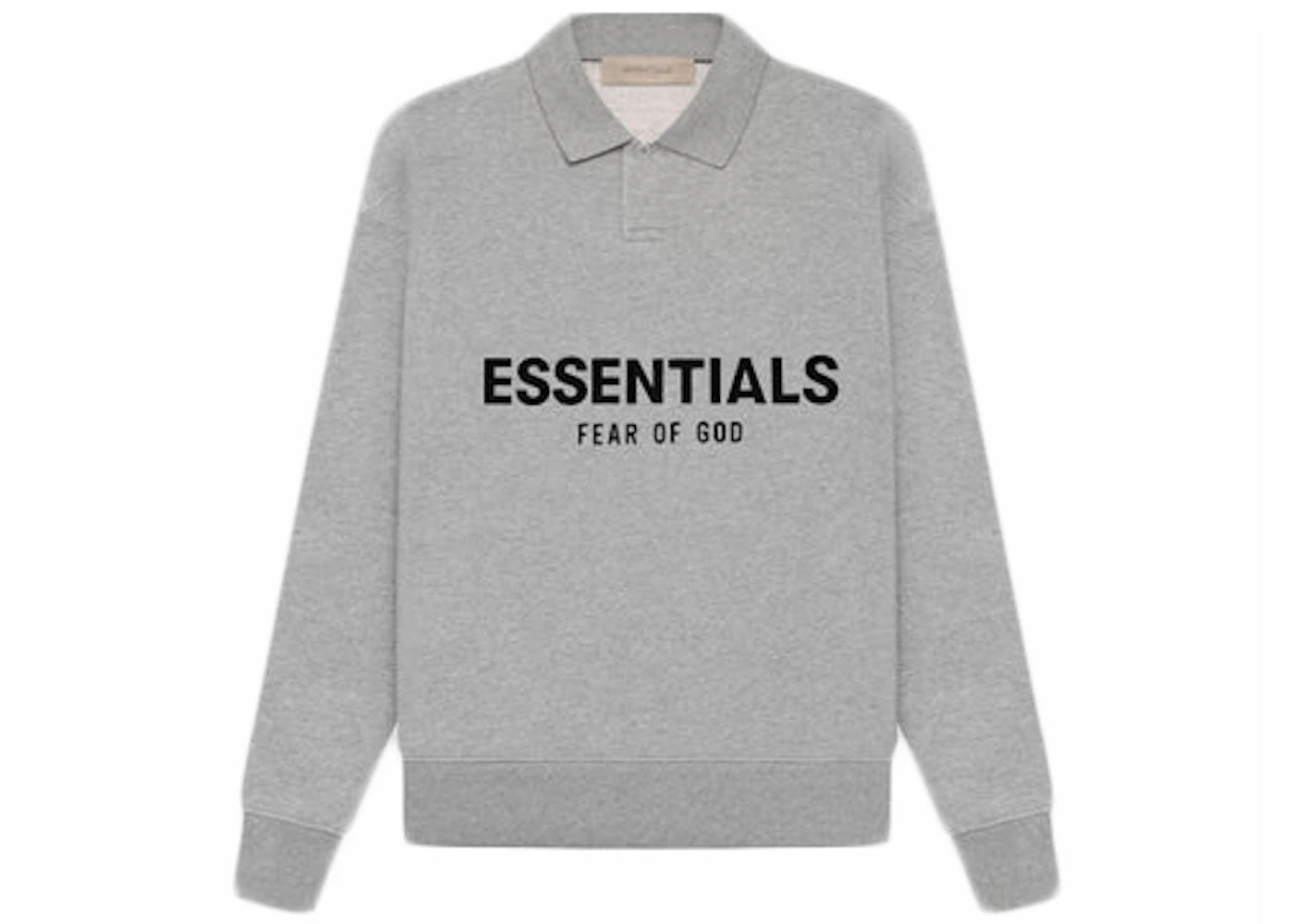 Fear of God Essentials Kids L/S Polo (SS22) Dark Oatmeal