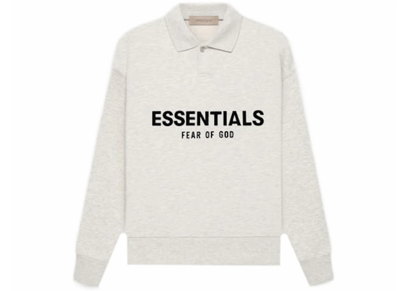 Fear of God Essentials Kids L/S Polo (SS22) Light Oatmeal