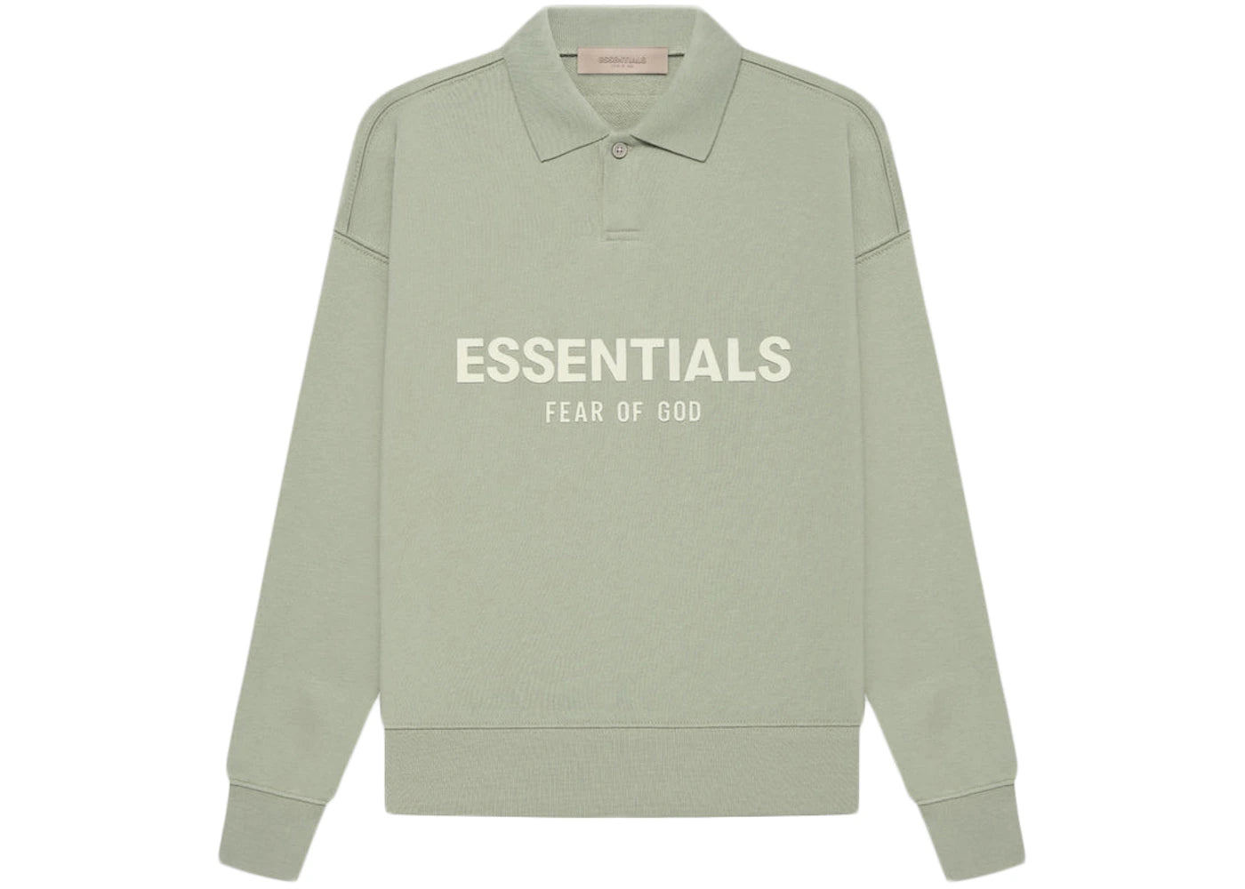 Fear of God Essentials Kids L/S Polo Seafoam