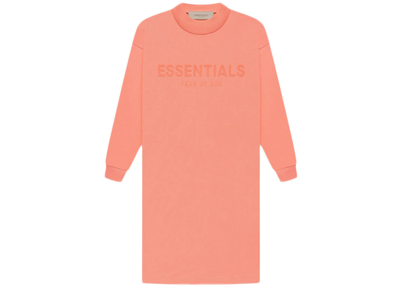 Fear of God Essentials Kids L/S T-shirt Dress Coral