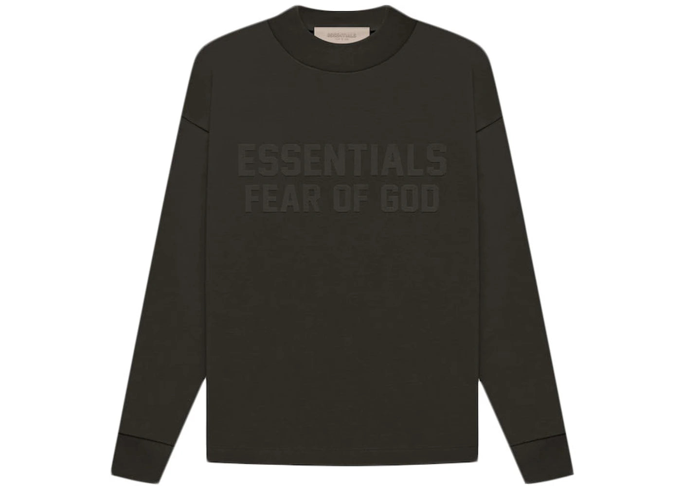 Fear of God Essentials Kid's L/S T-shirt Off Black