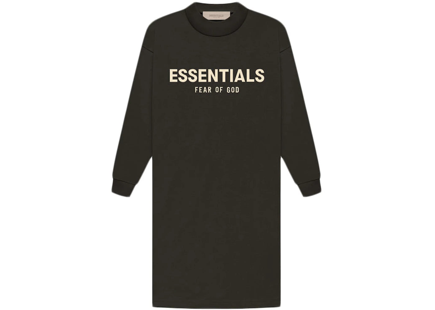 Fear of God Essentials Kid's L/S Tee Dress Off Black