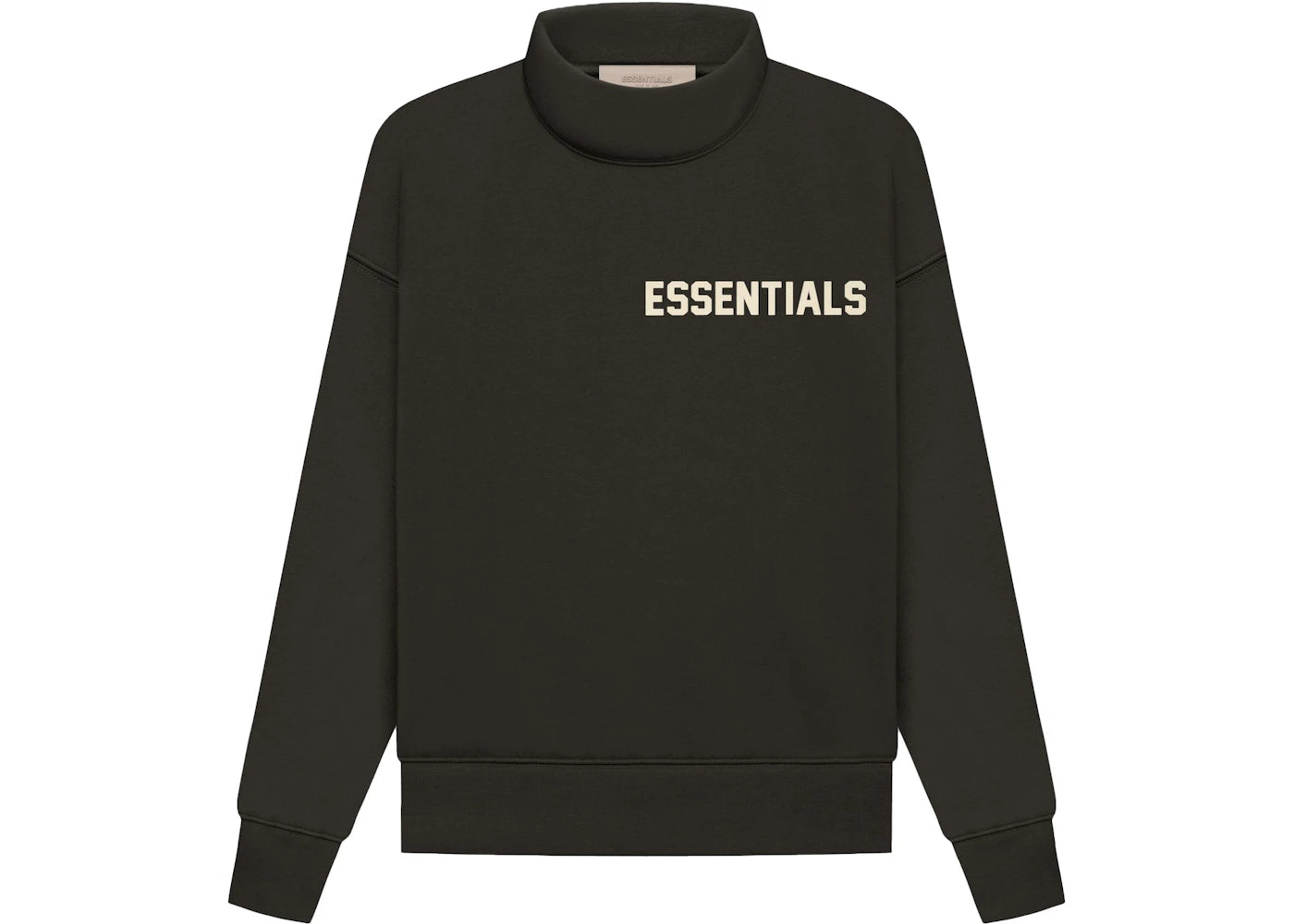 Fear of God Essentials Kid's LS Mockneck Off Black