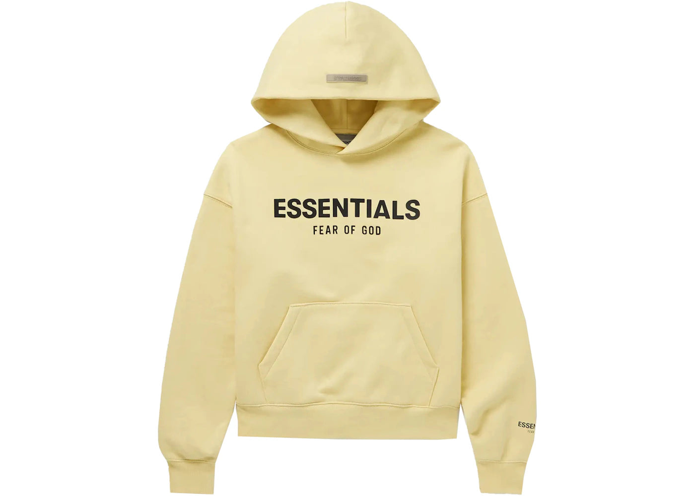 Fear of God Essentials Kids Mr. Porter Exclusive Logo-Print Cotton-Blend Jersey Hoodie Garden Glove/Cream