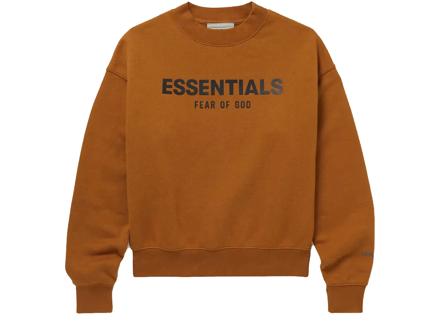 Fear of God Essentials Kids Mr. Porter Exclusive Logo-Print Cotton-Blend Jersey Sweatshirt Brown