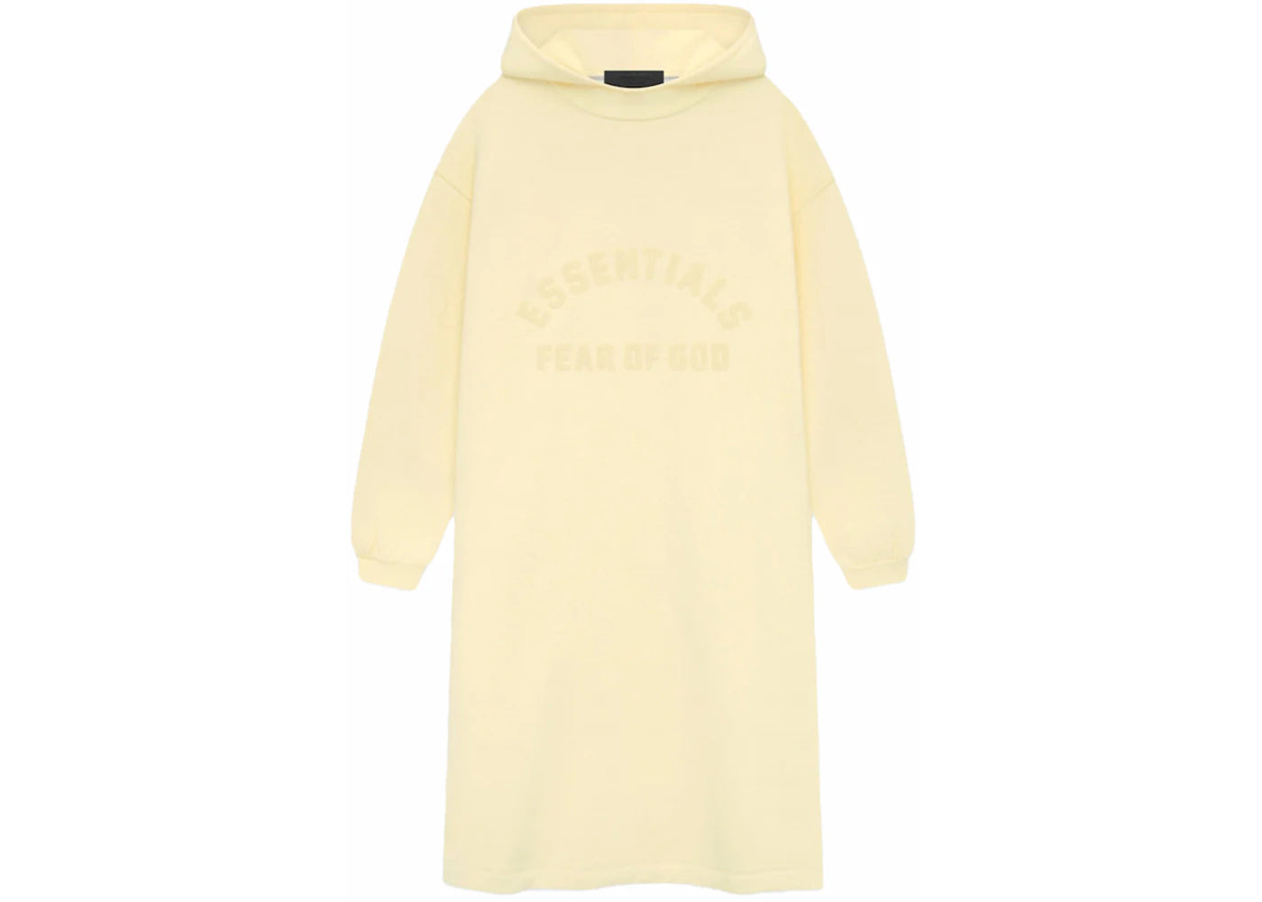 Fear of God Essentials Kids Nylon Fleece Hooded Dress Garden Yellow