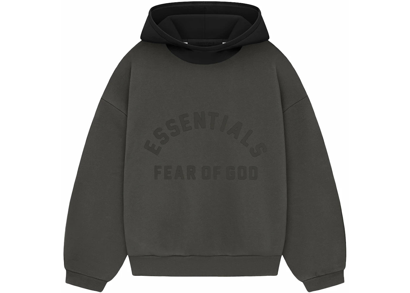 Fear of God Essentials Kids Nylon Fleece Hoodie Ink/Jet Black