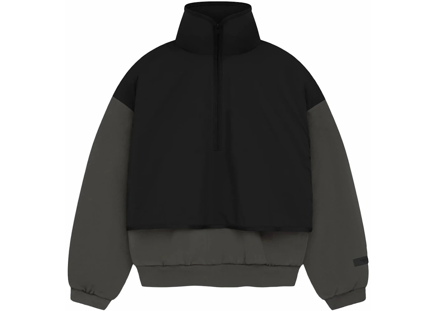 Fear of God Essentials Kids Nylon Fleece Mockneck Sweater Ink/Jet Black