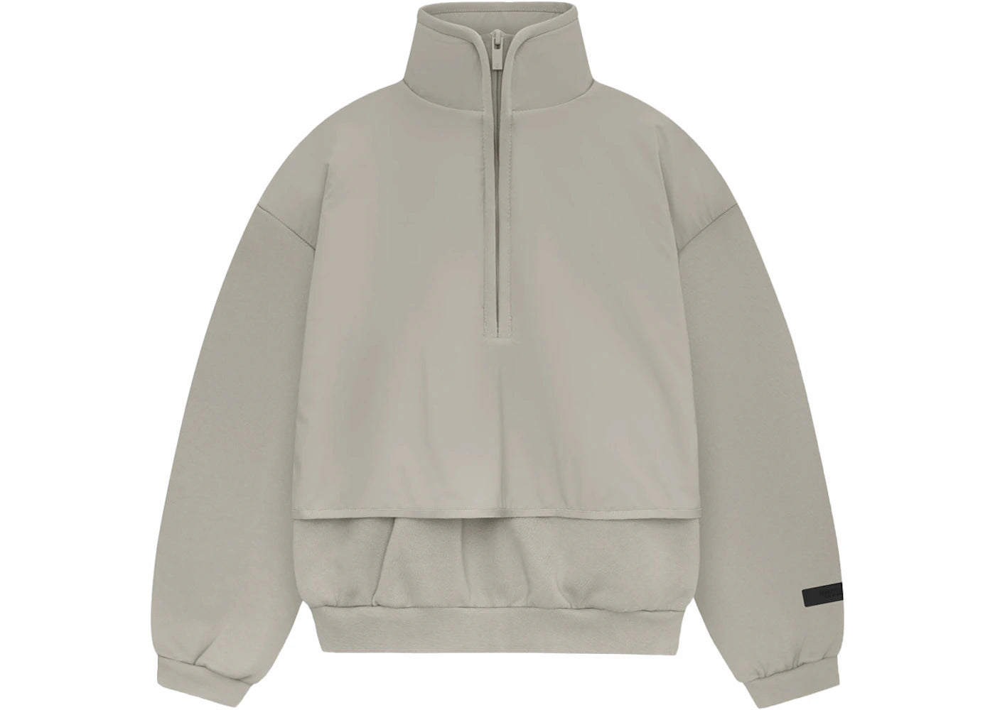 Fear of God Essentials Kids Nylon Fleece Mockneck Sweater Seal/Seal