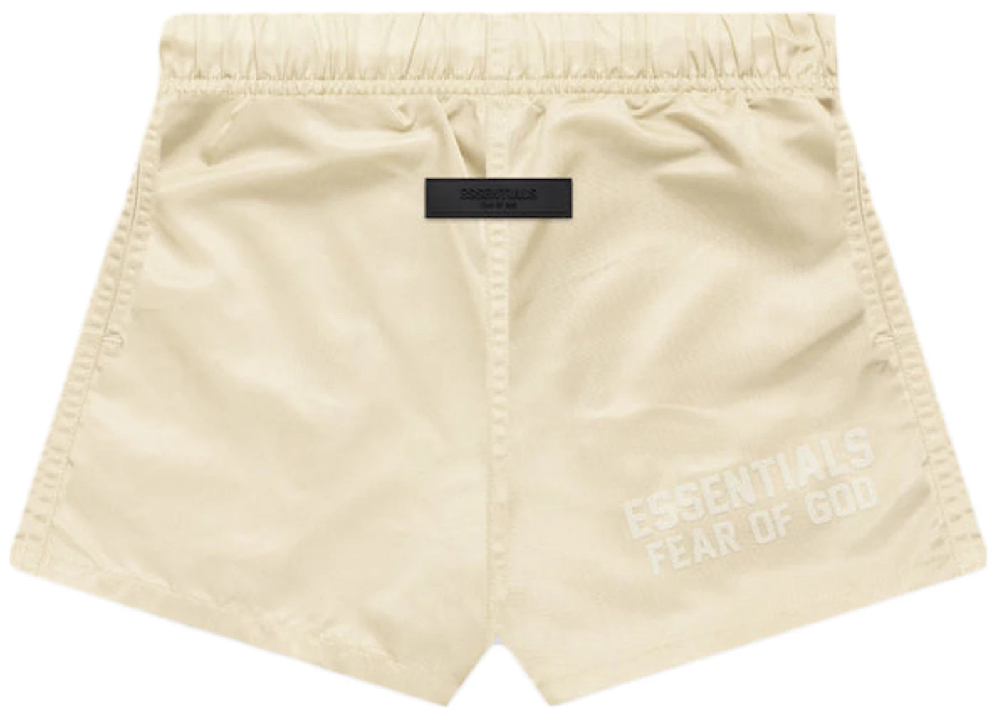 Fear of God Essentials Kids Nylon Running Shorts Egg Shell