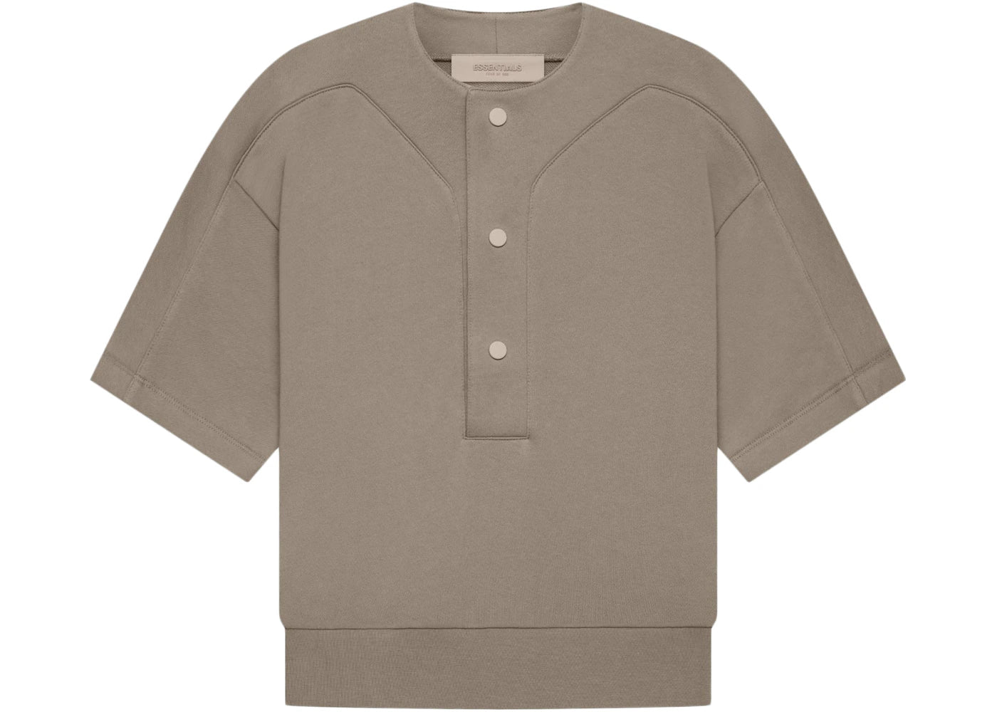 Fear of God Essentials Kids Oversized Henley Desert Taupe