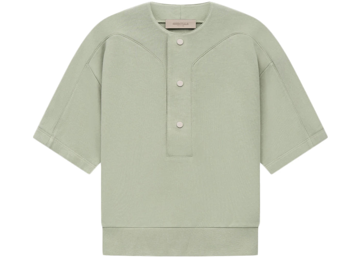 Fear of God Essentials Kids Oversized Henley Seafoam