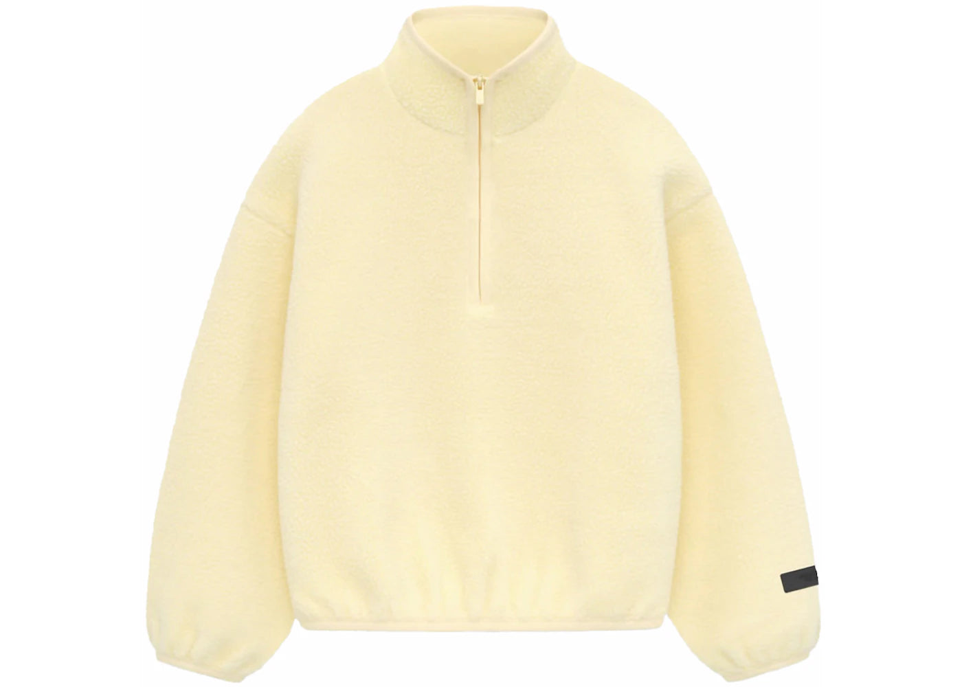 Fear of God Essentials Kids Polar Fleece Half Zip Mockneck Garden Yellow