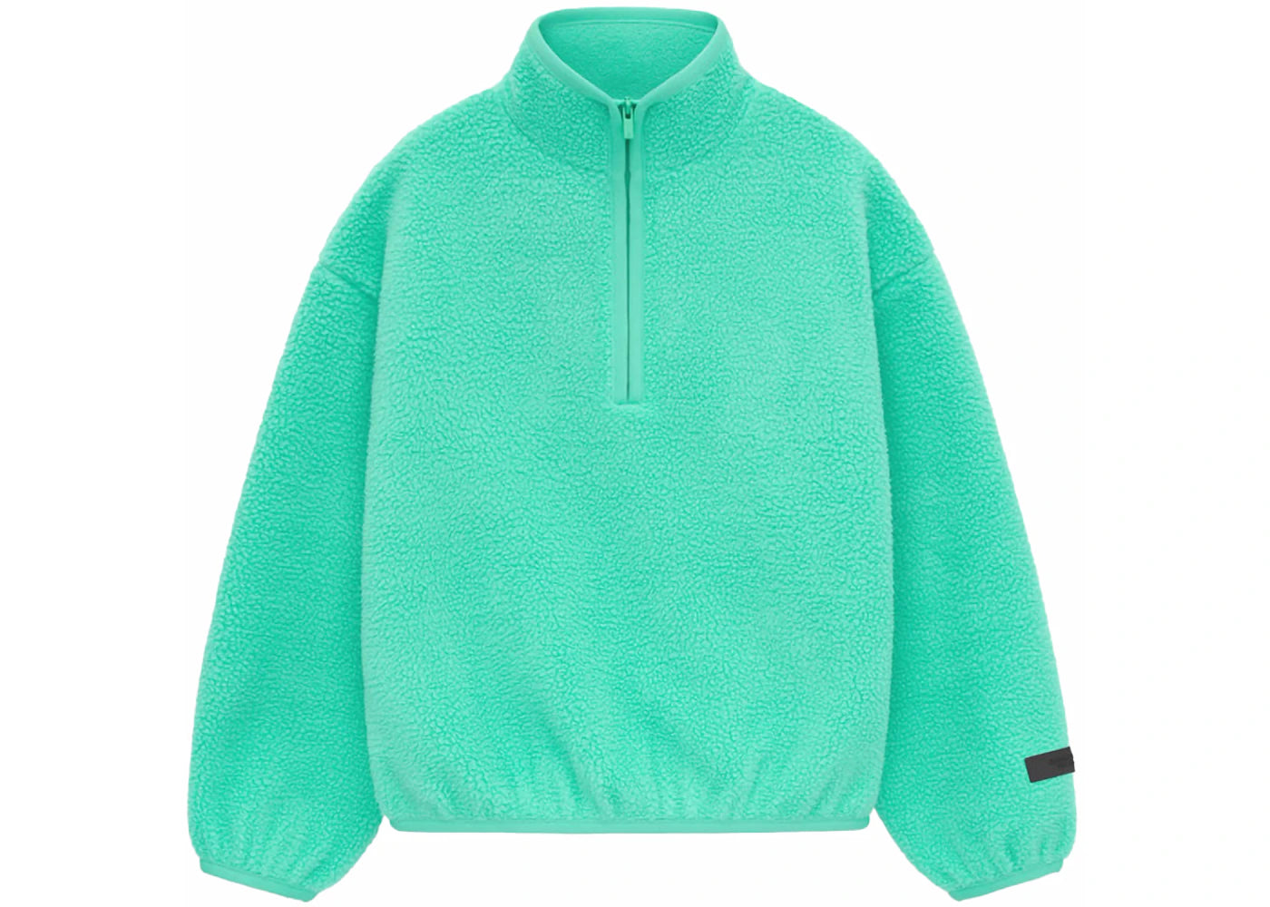 Fear of God Essentials Kids Polar Fleece Half Zip Mockneck Mint Leaf