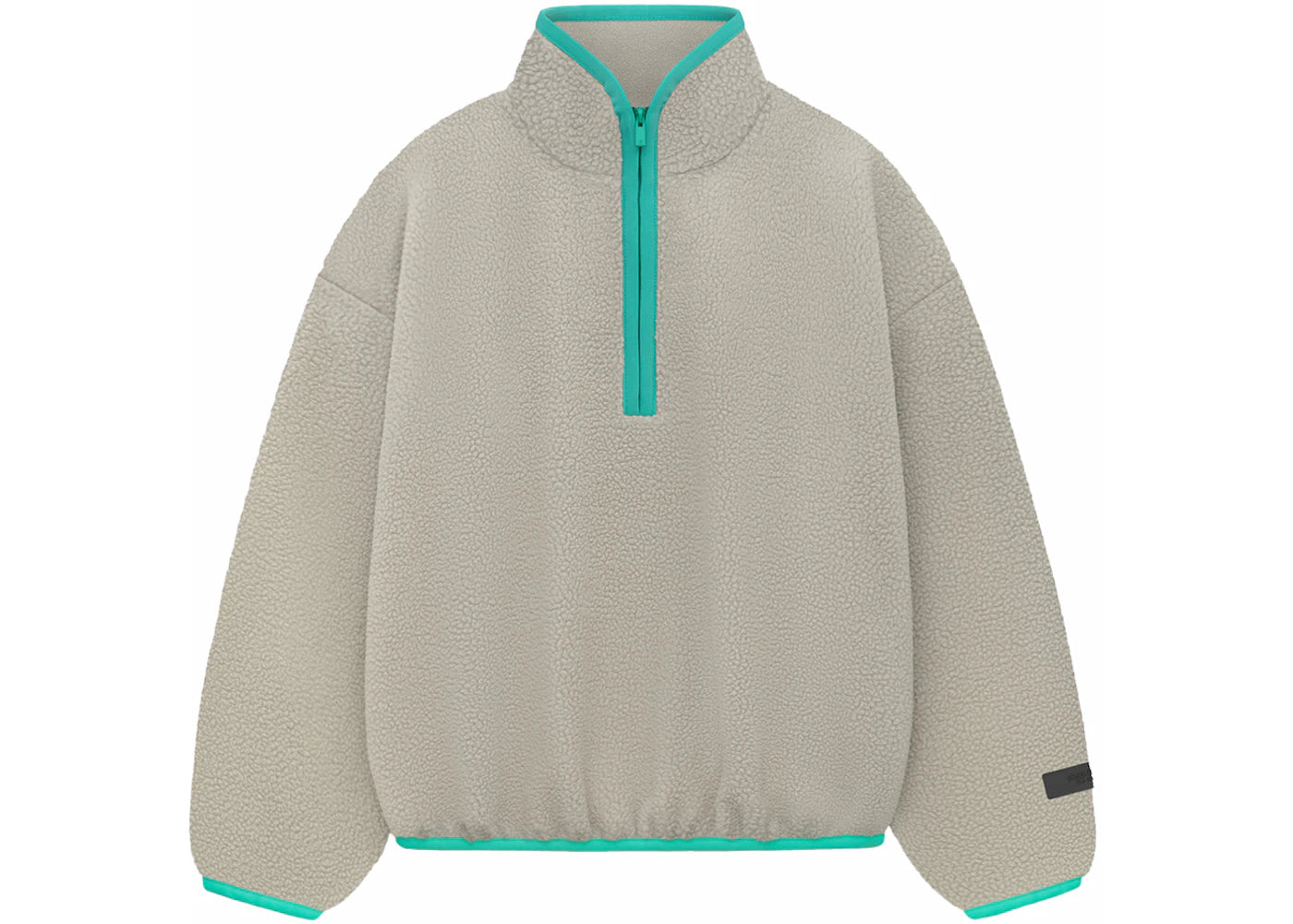 Fear of God Essentials Kids Polar Fleece Halfzip Mockneck Seal