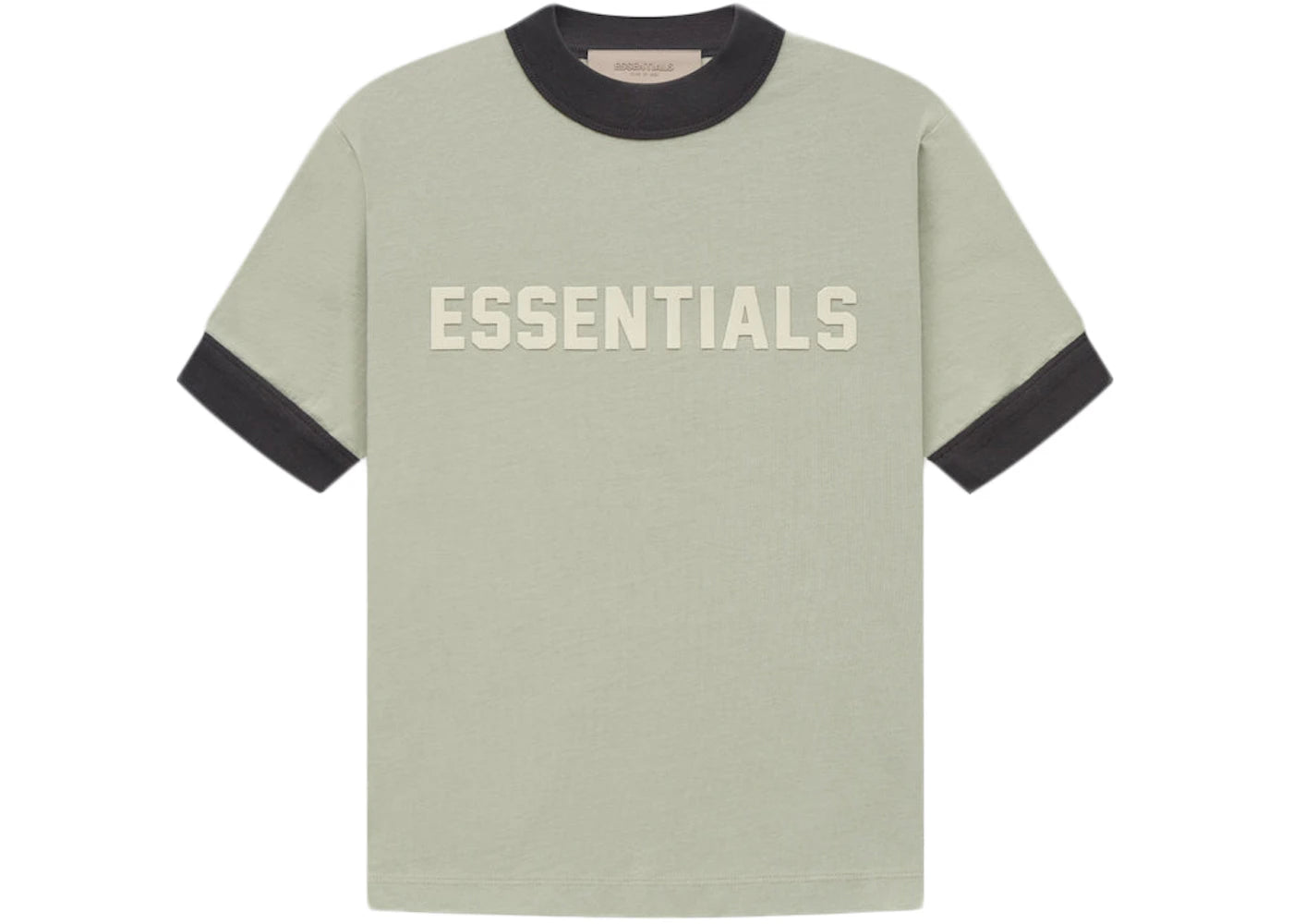 Fear of God Essentials Kids Ringer T-shirt Seafoam